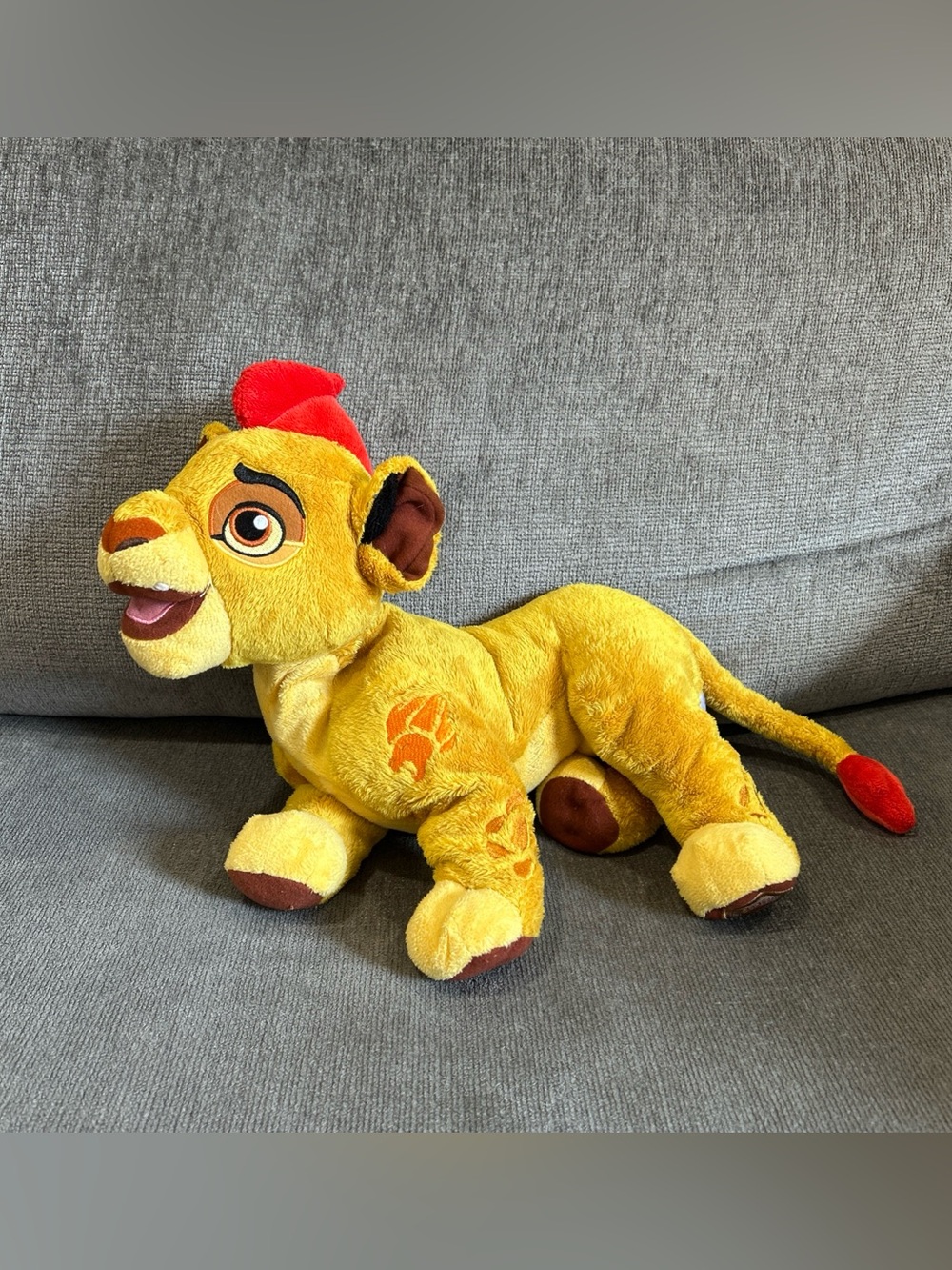 The Lion King Guard Simba’s Son Kion Disney Store Plush Stuffed Animal Toy 13"